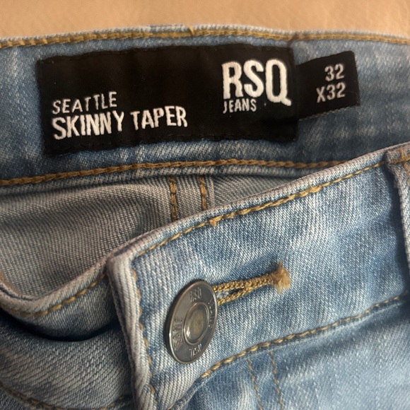 RSQ Light Blue Ribbed Jeggings - Picture 2 of 3